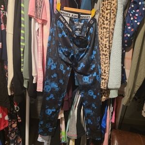 Paul Frank Black and Blue Graphic Pants